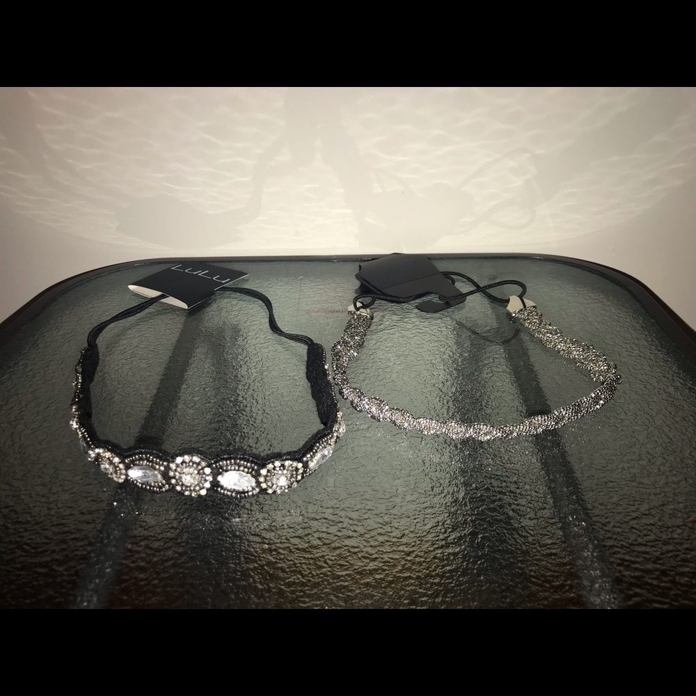 2 stoned headbands